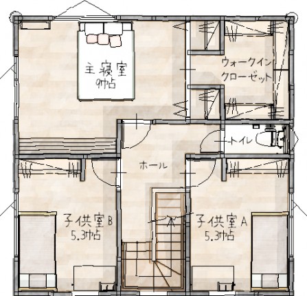 2階平面図